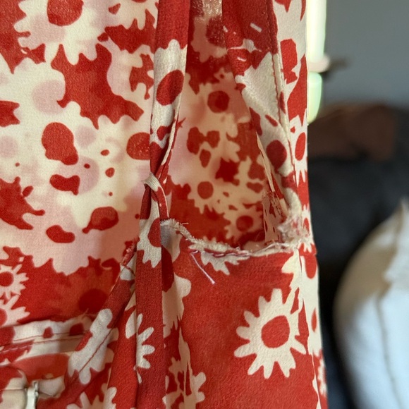 Realisation Par Silk Orange Floral dress. - Picture 12 of 16